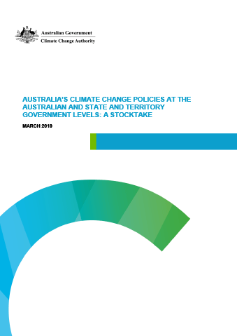 Australian and state and territory government climate change policies